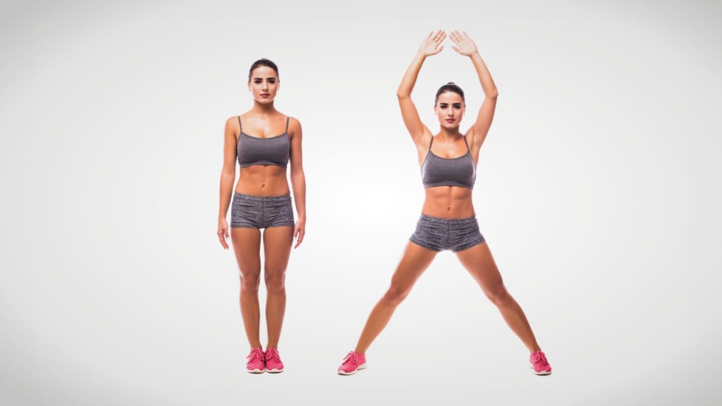 Exercise for beginners: Jumping jacks