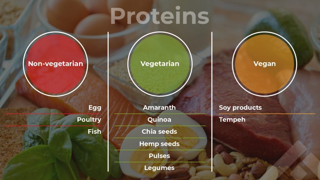 Protein rich food items