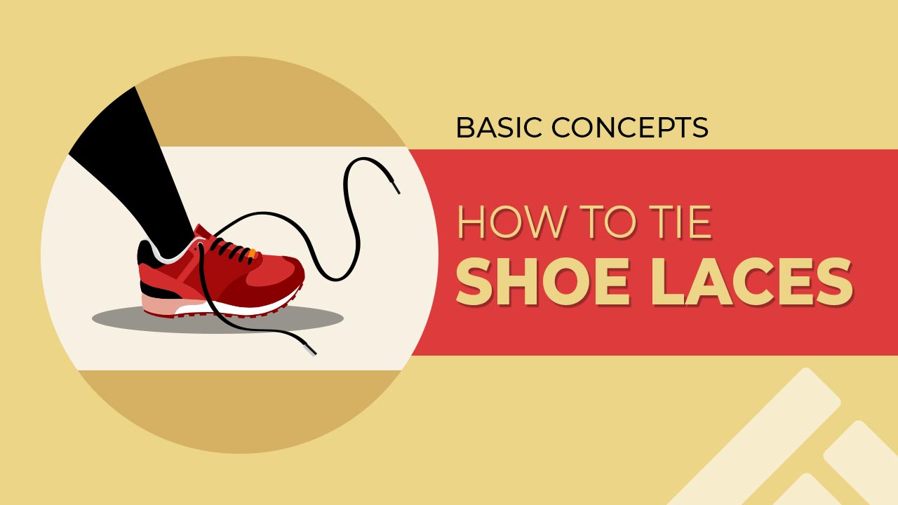 How to tie shoes laces