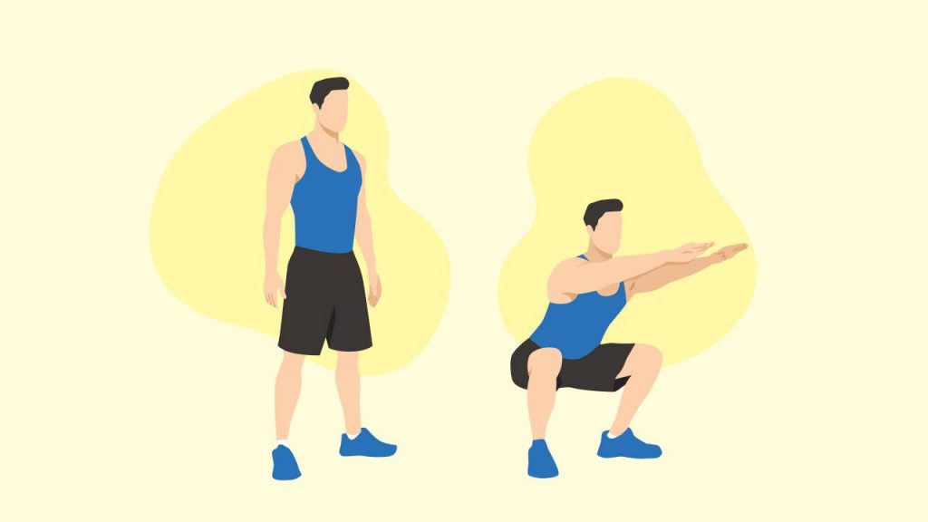 Bodyweight exercises: bodyweight squats