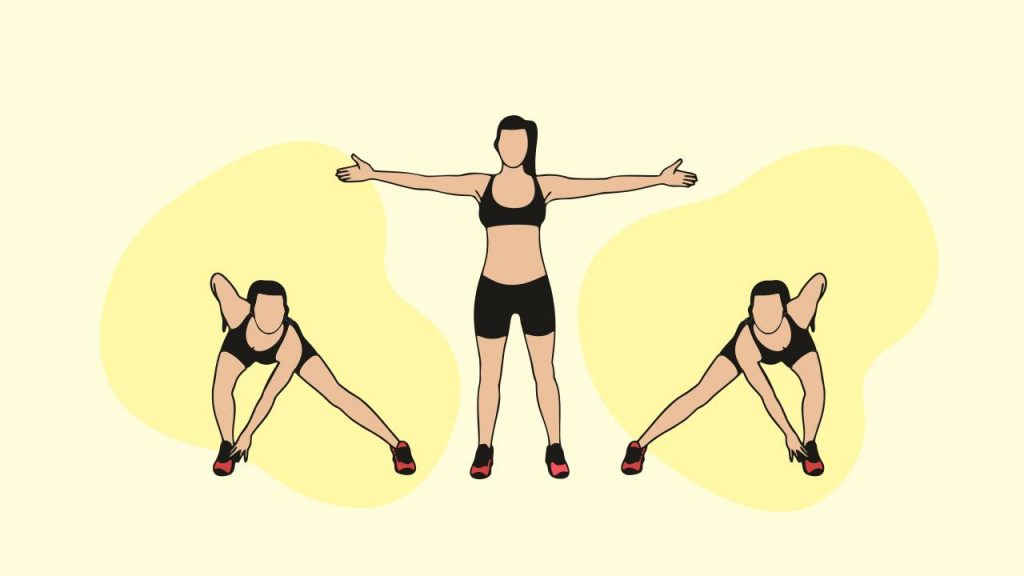 Bodyweight exercises: lateral lunges