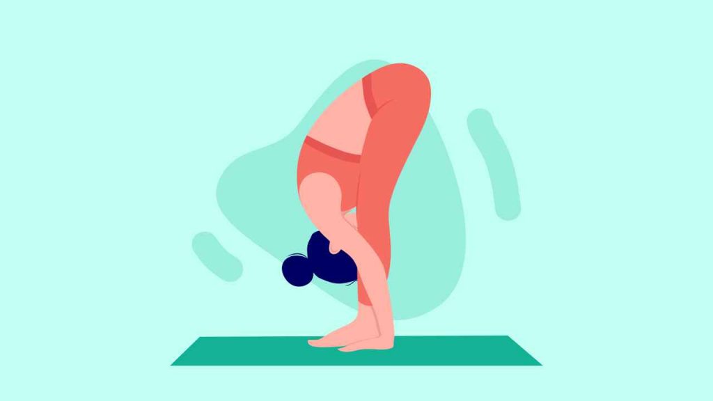 Uttanasana (Standing forward bend)