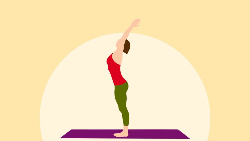 Hasta Uttanasana (raised arms pose)
