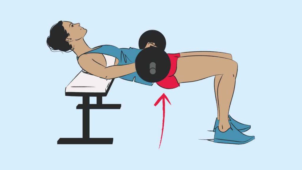 Hip thruster exercise