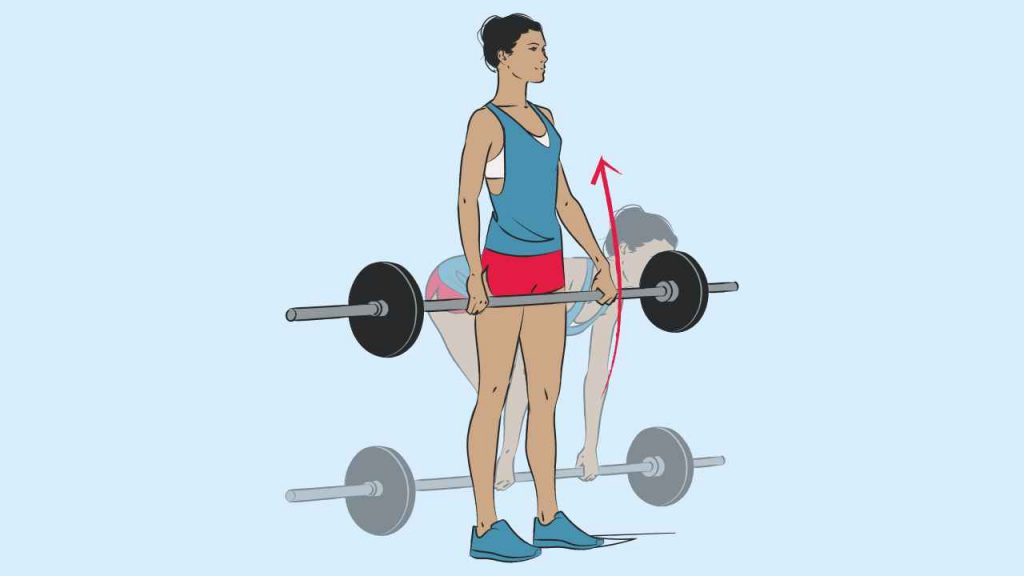 Deadlift exercise