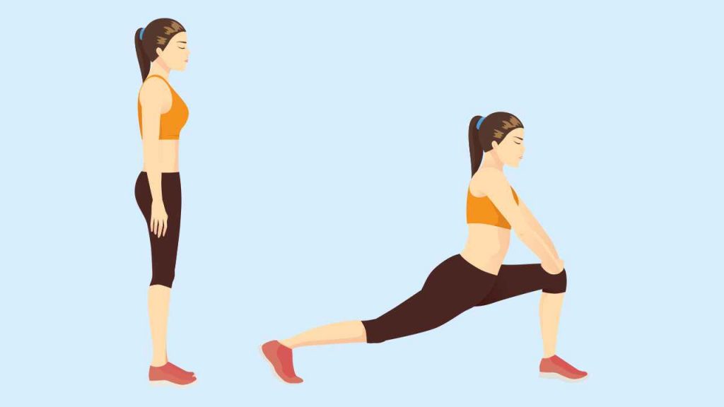 Hip flexor stretch