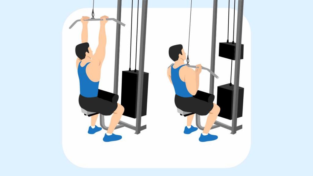 Lat pull downs